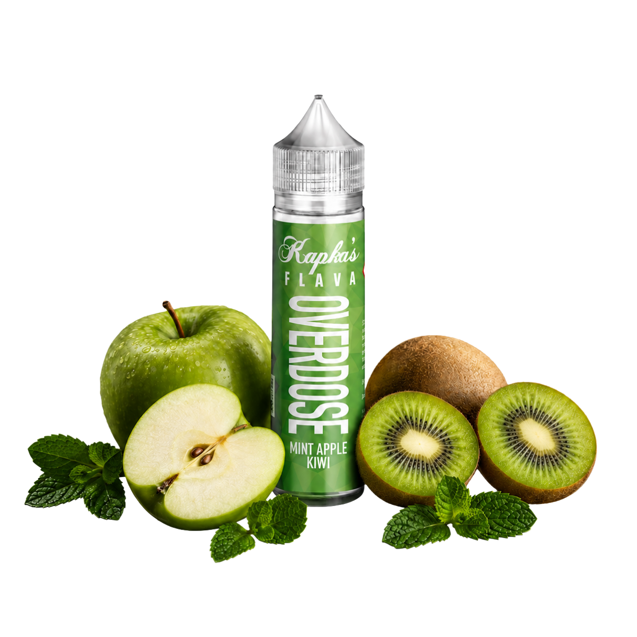 Minz Apfel Kiwi OVERDOSE Aroma - Kapka's Flava