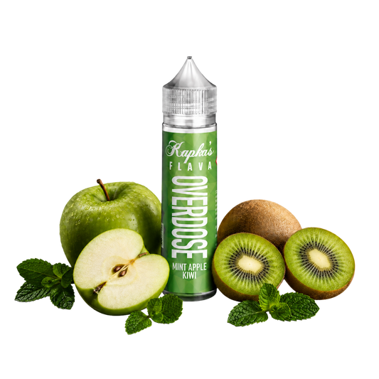 Minz Apfel Kiwi OVERDOSE Aroma - Kapka's Flava
