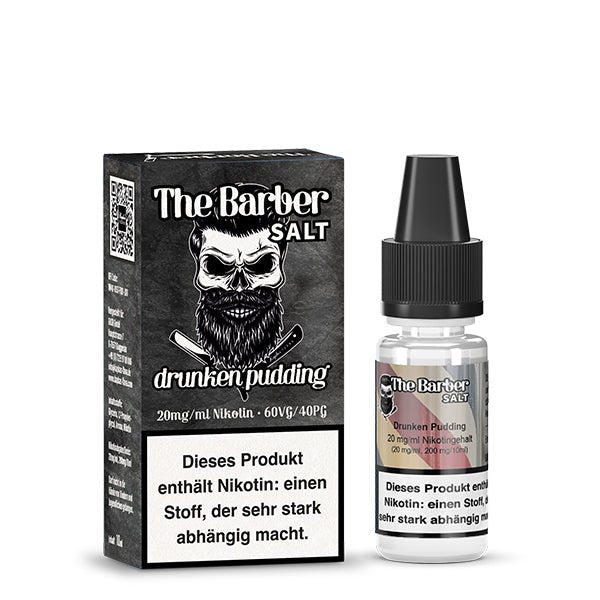The Barber SALT Drunken Pudding 20mg - Kapka's Flava