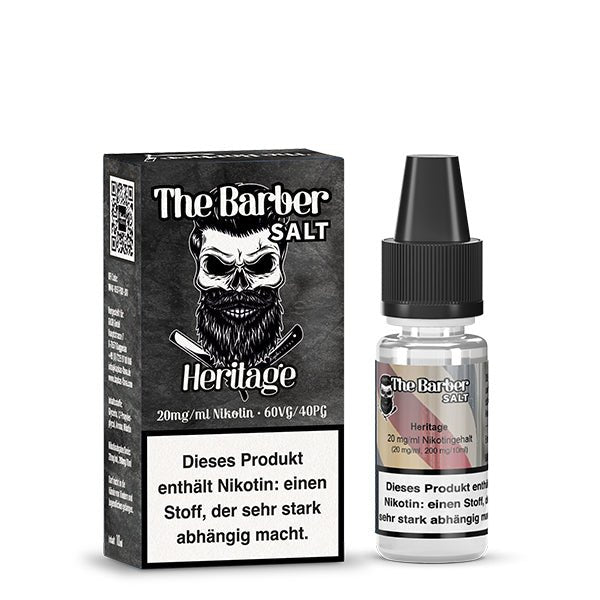 The Barber SALT Heritage 20mg - Kapka's Flava