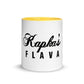 Tasse mit farbiger Innenseite by Kapka's Flava - Kapka's Flava